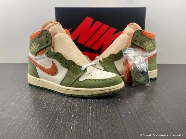Official Maikesneakers FB9934-300 Craft Jordan Celadon OG Air 1 High 0717